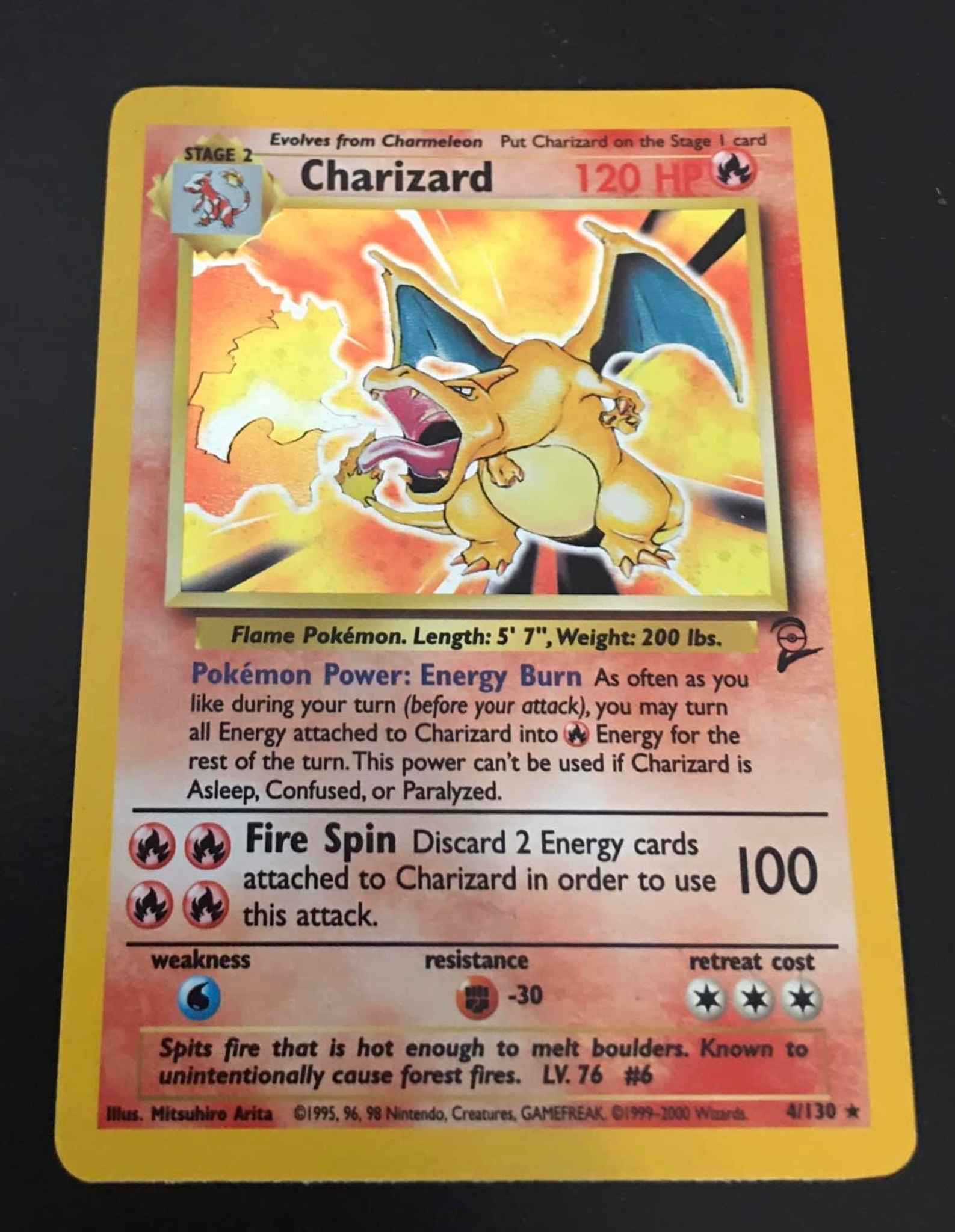 Charizard - 4/130 - Holo Rare - Image 4