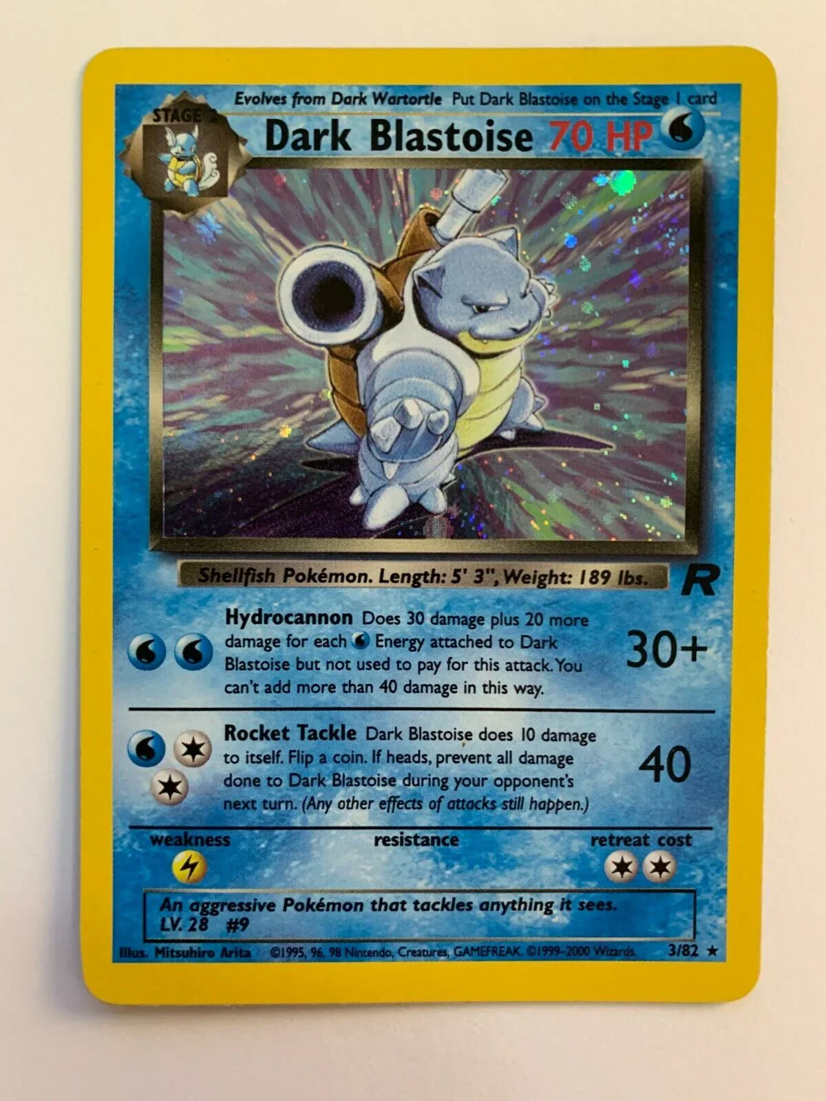 Dark Blastoise - 3/82 - Holo Unlimited