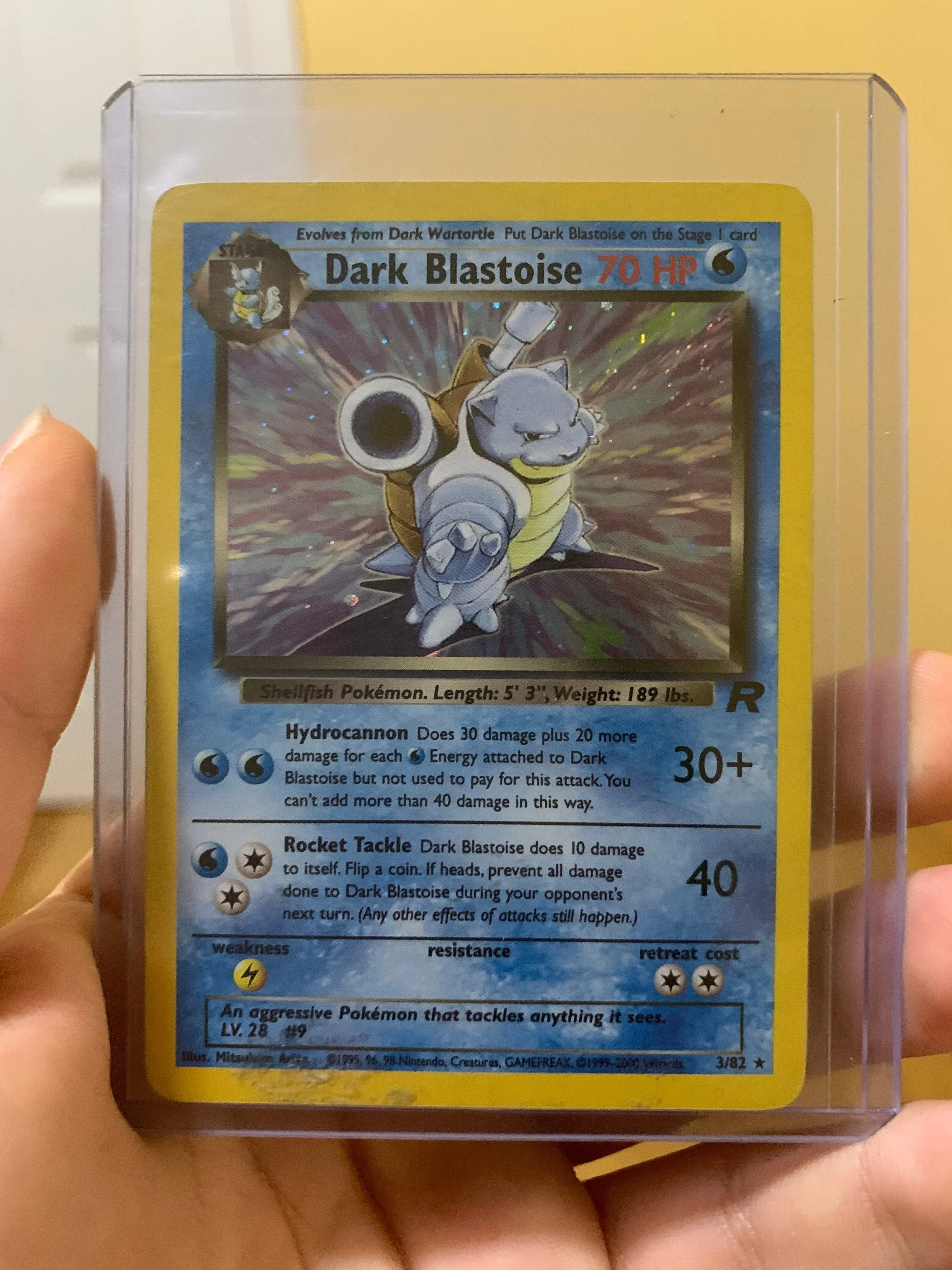 Dark Blastoise - 3/82 - Holo Unlimited - Image 2