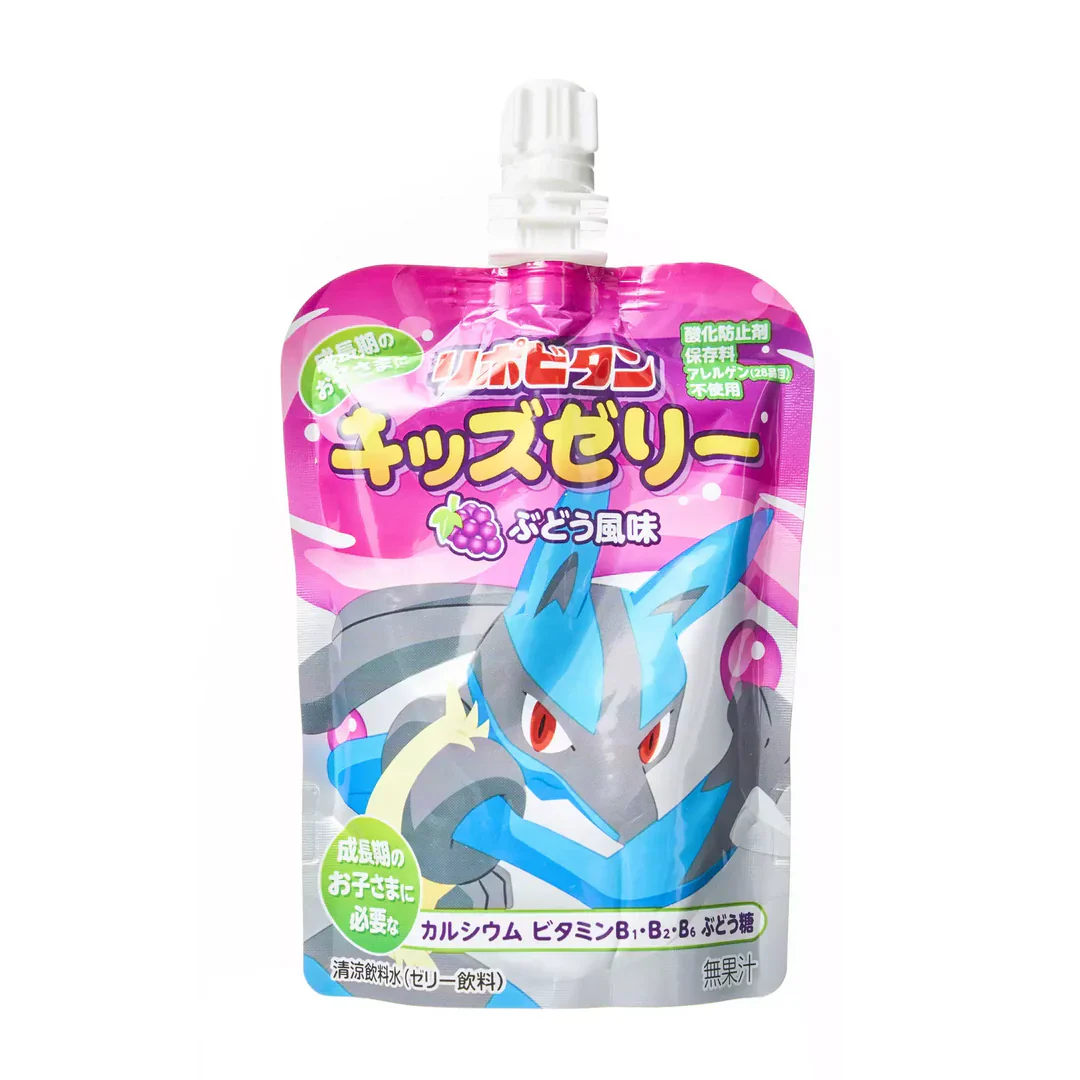 Lipovitan Pokémon Kids Jelly Grape Flavor 136g (Japan) - Image 2