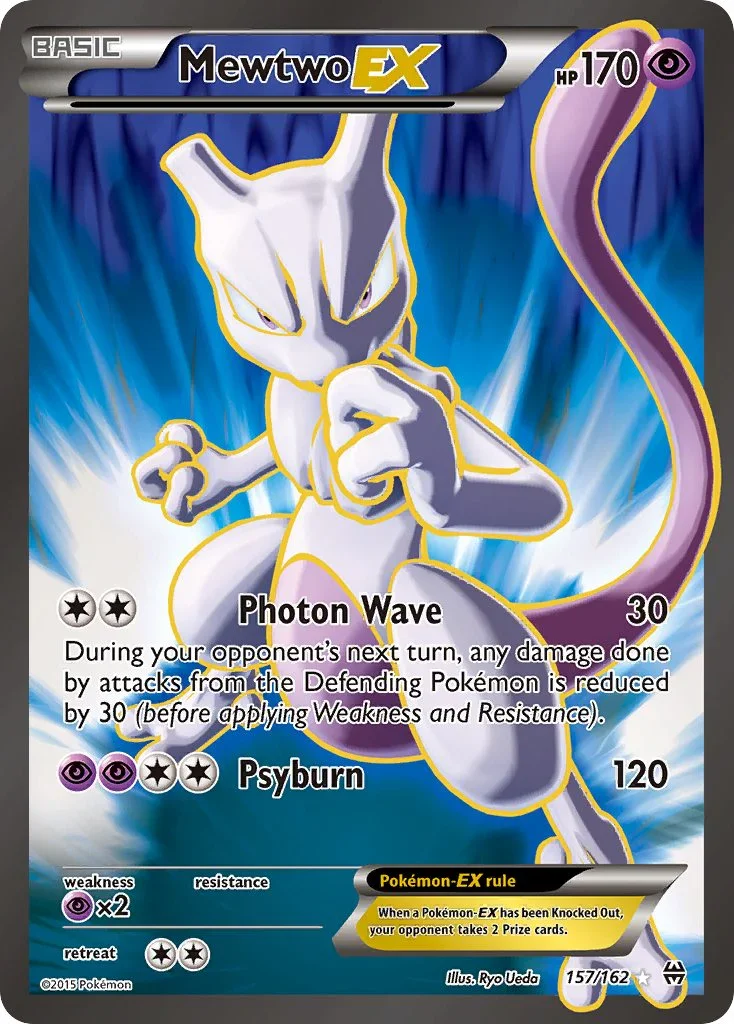 Mewtwo EX - 157/162 - Full Art Ultra Rare