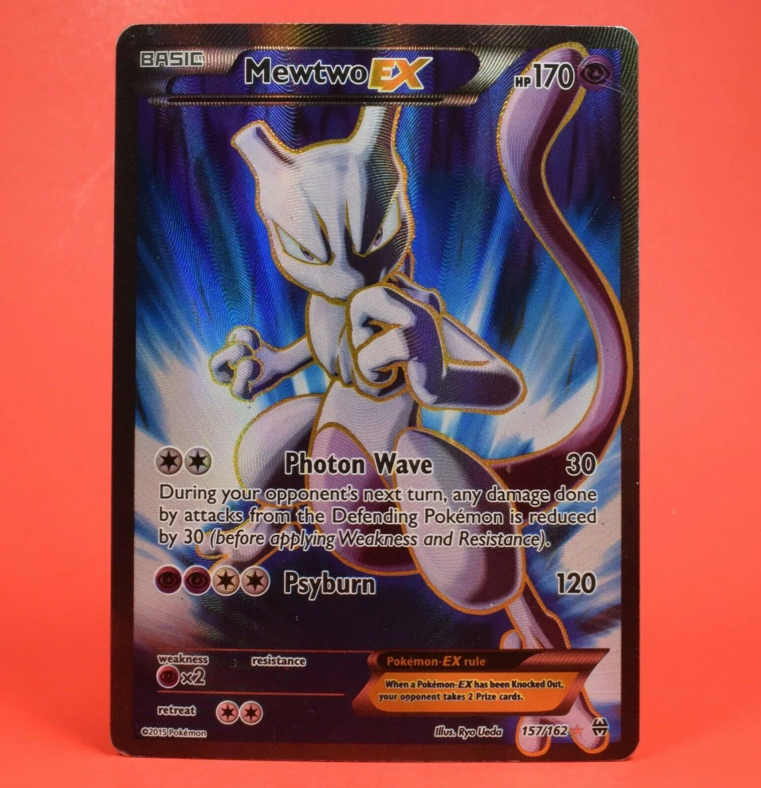 Mewtwo EX - 157/162 - Full Art Ultra Rare - Image 4