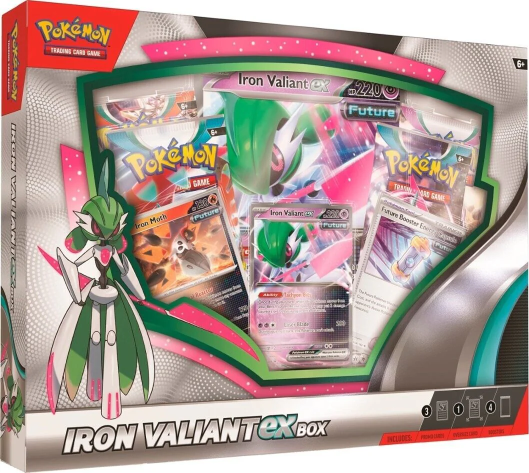 Pokemon Roaring Moon/Iron Valiant EX Box - Image 3