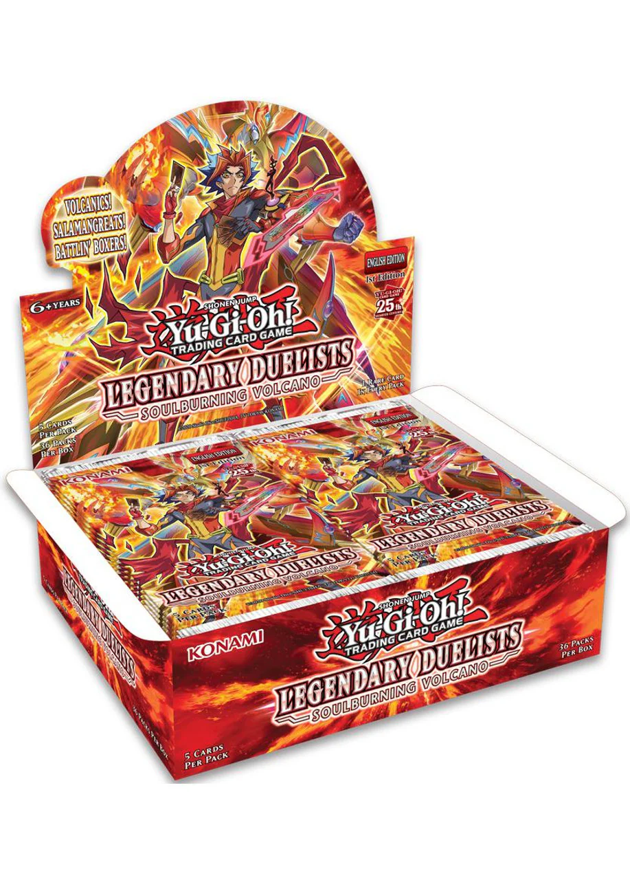 YUGIOH Legendary Duelists: Soulburning Volcano Booster Box